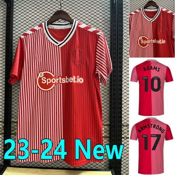 

23 24 adams soccer jerseys kamaldeen ward-prowse armstrong 2023 2024 aribo onuachu mara alcaraz djenepo edozie diallo lavia lyanco football, Black;yellow