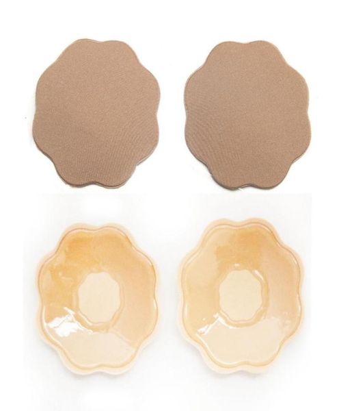 

10 pairs silicone nipple cover round black stickers selfadhesive breast pad pasties petal invisible intimates accessories3599552, Black;white