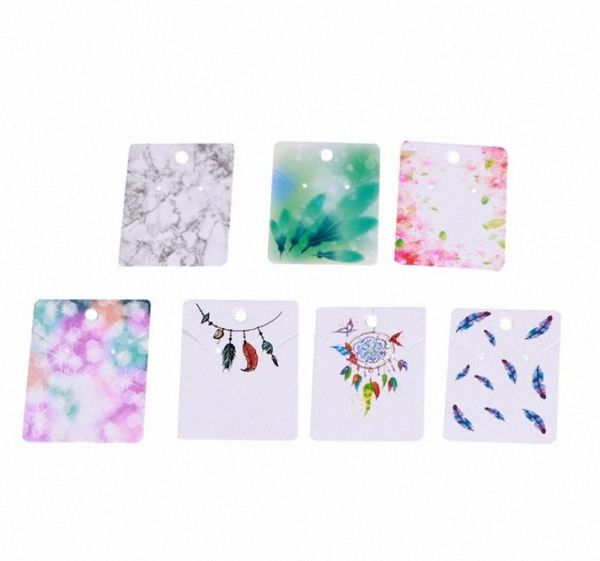 

earring cards set 100 pcs paper earring display cards with 100 pcs selfseal bags fashion colorful card holder organizer tags znzw3109497, Pink;blue