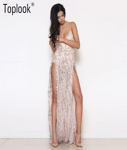 

party dresses whole ook heavy metal long dress sequined fringed women slit dating perspective halter evening vestido6857605, White;black