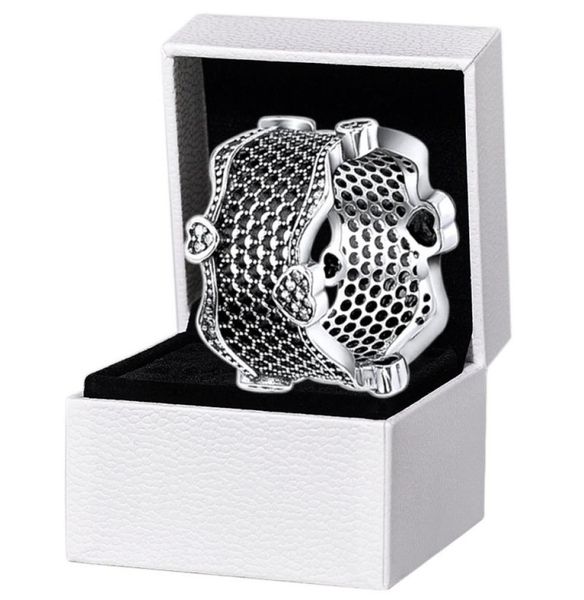 

authentic sterling silver hollow lace love heart ring womens wedding designer jewelry for engagement gift rings with original box set9346165, Slivery;golden