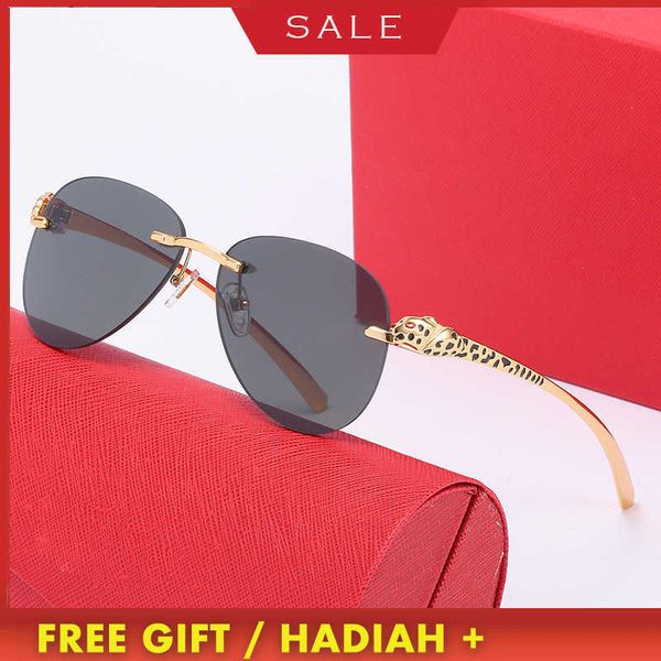 

luxury brands design sunglasses uv400 new kajia metal framels sunglass men's fashion leopard head women's to-ad glass sun glasses, White;black