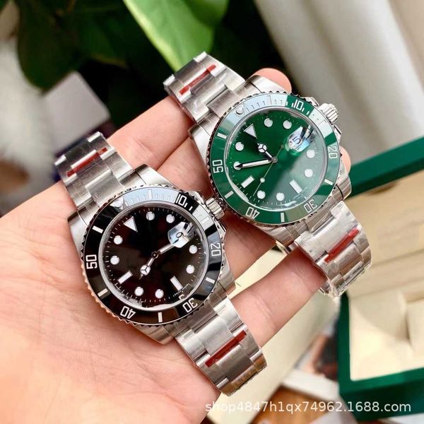 

r olax 8a replica watches for sale watch green water ghost black watch end fully automatic mechanical men's waterproof luxury with gift, Slivery;golden