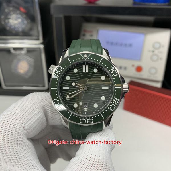 

6 style mens watch vs factory vsf 41mm james bond 007 diving series luminova watches 904l super quality cal.8800 movement mechanical automat, Slivery;black
