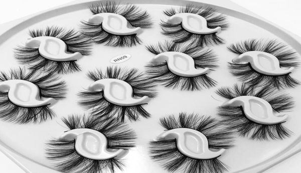 

10pairs 3d faux mink eyelashes thick long wispy lashes natural eye make up tools eyelashes vendor3166304
