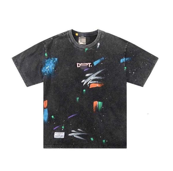 

galleries tees depts t shirts designer mens womens summer fashion letter print cottons loose casual luxurys street shorts sleeve clothes si, White;black