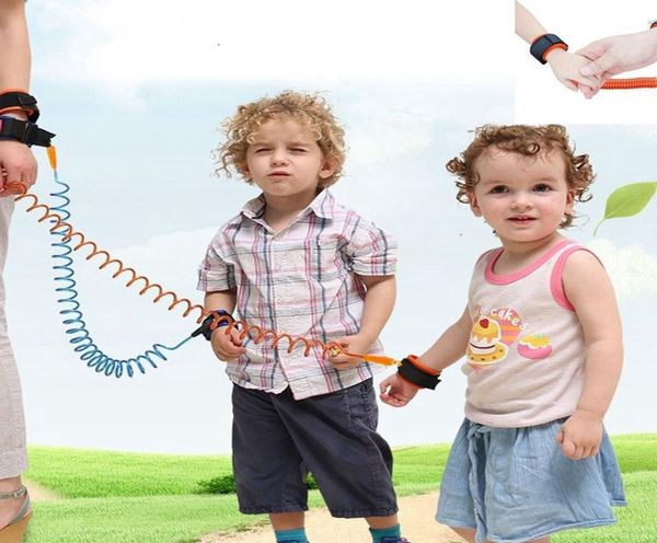 

anti lost band kid child safety harness anti lost strap wrist leash walking 15m outdoor parent baby leash rope wristband belt ljj6454143