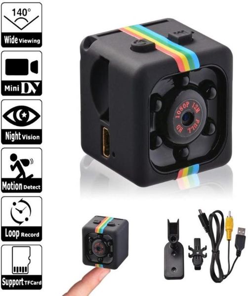

mini cameras sq11 hd 1080p sensor night vision camcorder motion dvr micro camera sport dv video small cam sq 11 spycam8203673