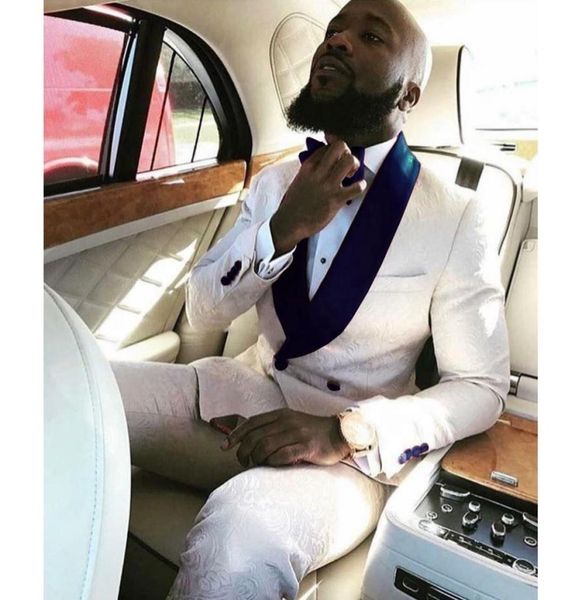 

new fashionable groom tuxedos groomsmen one button ivory paisley shawl lapel man suit wedding men039s blazer suits jacket6387864, Black;gray