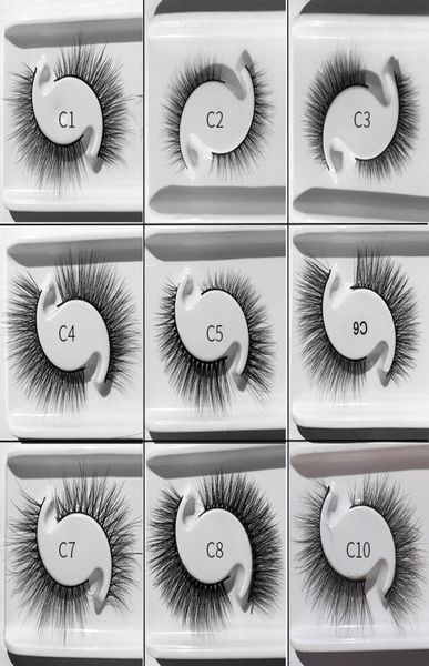 

2 pairs 3d mink eyelashes soft natural thickfalse lashes extension beauty tools8740346