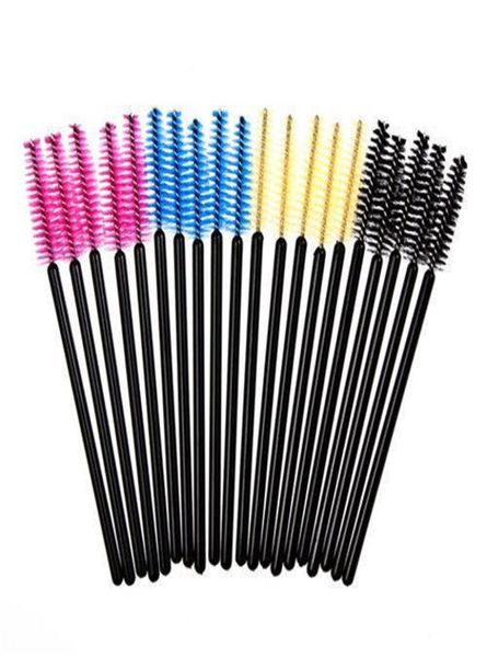 

dhl in stock 50 pcs oneoff disposable eyelash brush mascara applicator wand makeup brushes eyes care make up styling tools9376969