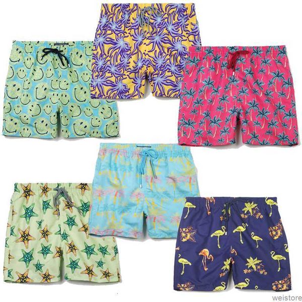 

2023 high street vilebrequin shorts men's casual sports animal printed pant loose oversize style drawstring essent short beach pants tr, White;black