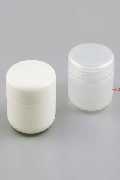 

24 x 250g white clear pstic pp powder sample jar case makeup cosmetic travel empty nail art jarby9191037
