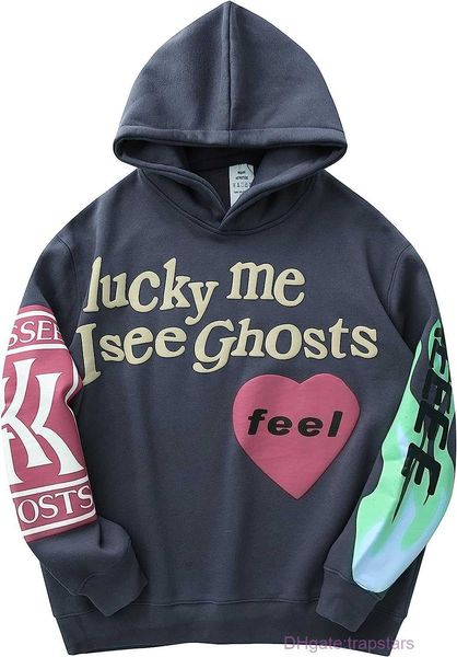 

sweatshirts blldfz lucky me i see ghosts hoodie hip hop hooded, Black