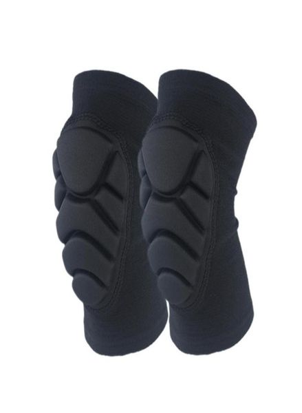 

elbow knee pads 1pair thickening football volleyball extreme sports brace support protect cycling protector kneepad rodilleras4283684, Black;gray