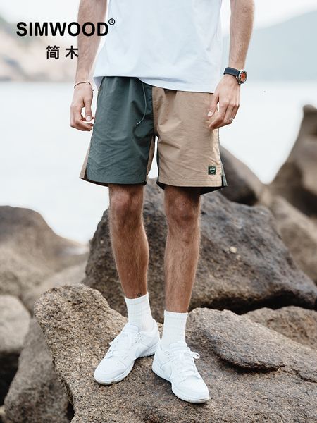 

men's shorts 2023 summer oversize outdoor men thin contrast color beach pants 230715, White;black