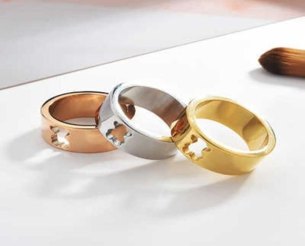 

fashion jewelry ring titanium steel ring cute bear ring p08187694922, Silver