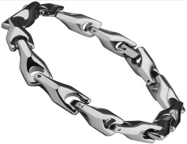 

g58 brand new men039s tungsten bracelets tungsten carbide bracelets tungsten carbide jewelry factory supplier zxxh01031928, Black
