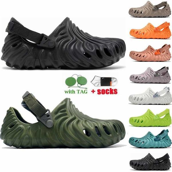 

designer sandals for mens womens summer fashion classic platform sandal fingerprints rubber beach shoes flat outdoor casual sliders sandale, Black