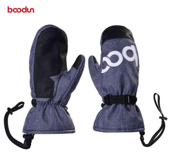 

boodun winter warm ski gloves men women snowboard gloves warm skating waterproof windproof mittens snow glove thermal glove 2201121983605
