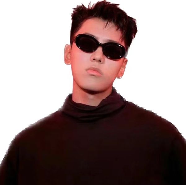 

new designer retro polarized uv glare sunglasses, men's and women's fashion oval cat eye glasses., White;black