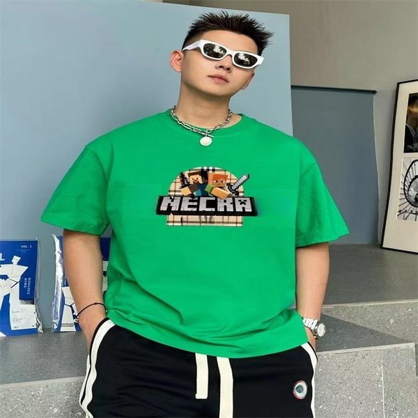 

mens designer t-shirts white t shirt summer clothes casual fashion loose letter short t-shirt, White;black