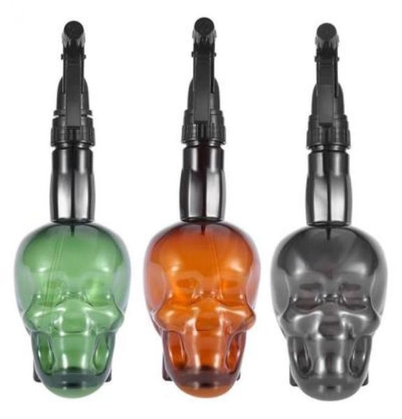 

hairdressing spray bottle refillable skull salon haircut hair salon water mist sprayer 500ml barber styling cutting tool1254778