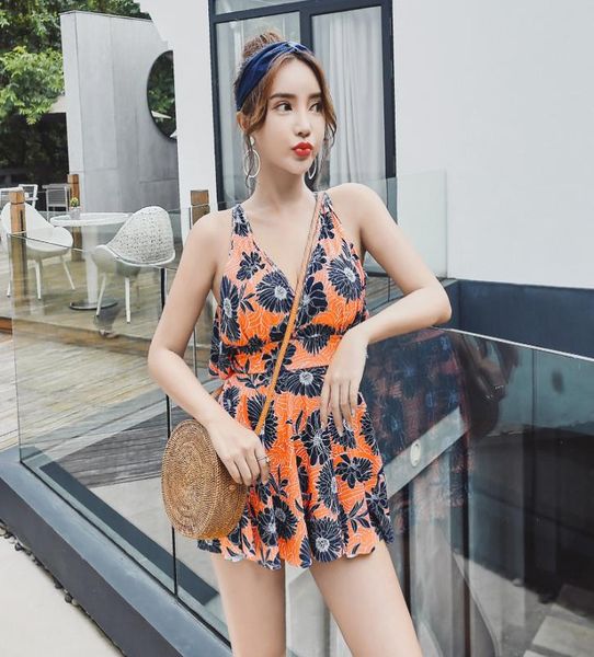 

women bikini push up new bathing suit korean version style cover belly slimming swimsuit6465562