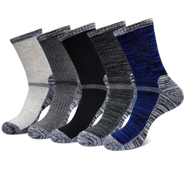 

sports socks 20 pairs winter outdoor sportswear hiking fit men workout running athletic walking thick keep warm eu size 39459094792, Black