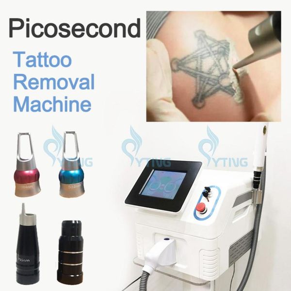 

q switched nd yag picosecond pico laser tattoo removal machine lazer freckle spot pigment treatment 1064nm 532nm 755nm 1320nm port5451630, Black
