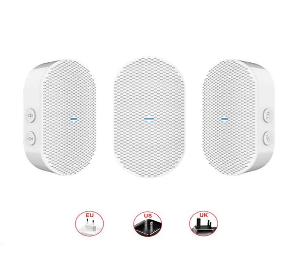 

doorbells eken wireless doorbell chime ac90250v 52 chimes 110db receiver low power consumption for wifi video doorbell v5 v7 t8 27746143