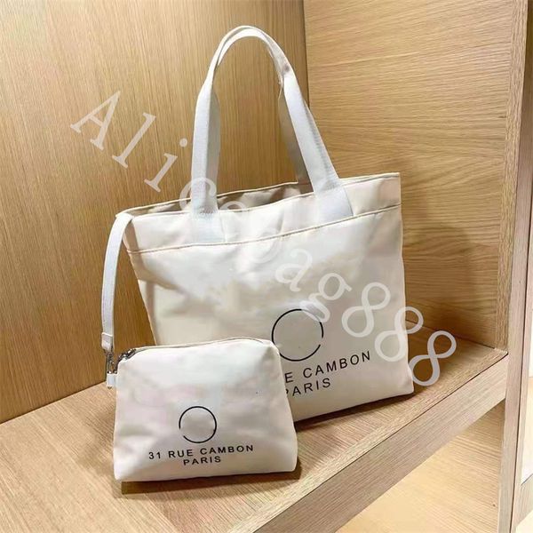 

2023 designer channel totes 2pcs/set shoulder bag man woman luxury fashion new leisure women bucket shopping large capacity messenger handba