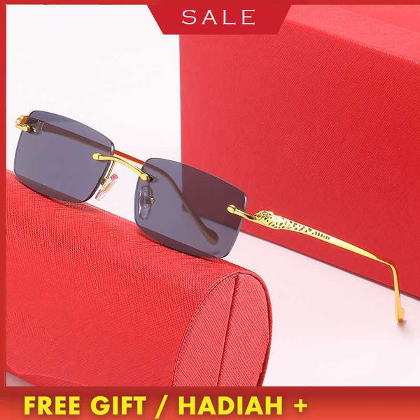 

luxury brands design sunglasses new kajia metal leopard head framels personalized sunglass men's square women's optical frame, White;black