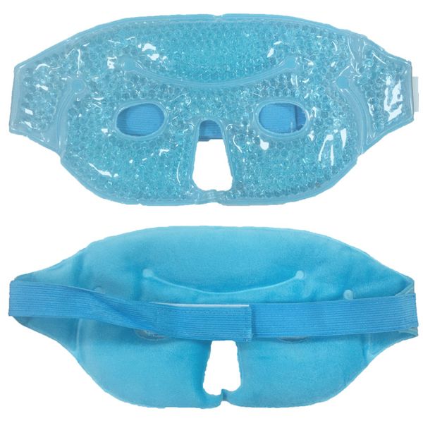

reusable ice face eye mask or cold gel bead face ice mask beauty cooling er eye mask for puffy eyes redness headaches stress