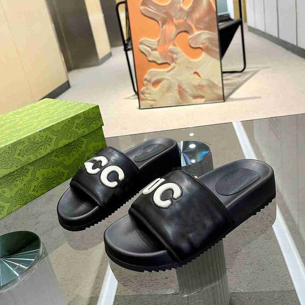 

classics sandals heel slippers g women rubber fashion sandal women blooms flat shoes slide designer sandal fdhfh, Black