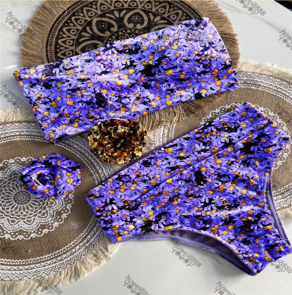 

trend flowers bikinis hipster padded women039s swimwears outdoor vacation luxury swimming bandage designer swimsuit7277874