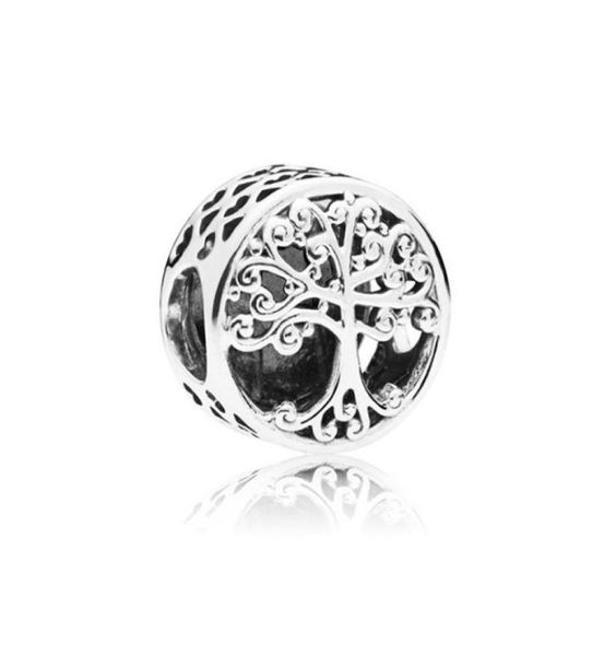 

family tree round charm bead fashion women jewelry stunning design european style fit for diy bracelet panza004507377846, Bronze;silver