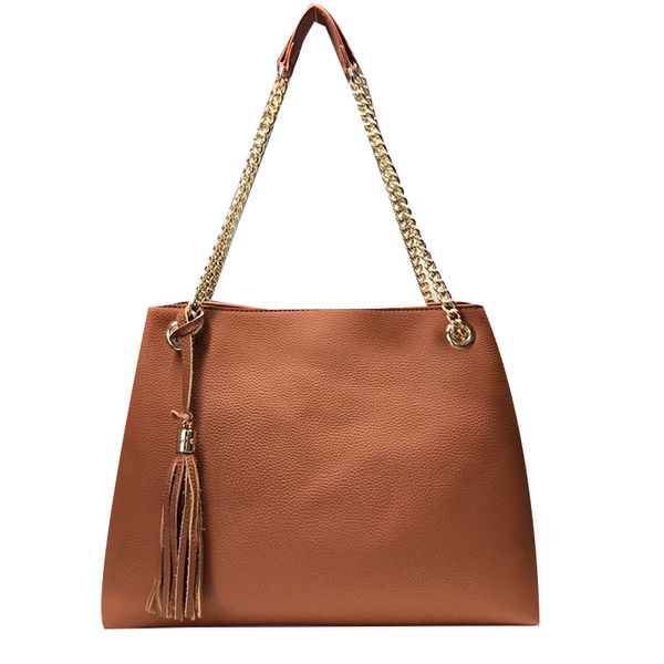 

designer bag shopping bag handbag shoulder bag for women genuine leather double chain large capacity fashion tote bags lady chains handbag t