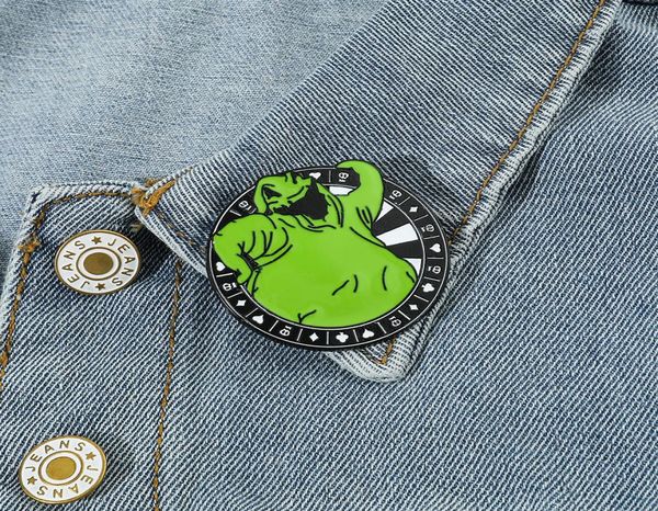 

the nightmare before christmas brooch cute anime movies games hard enamel pins collect metal cartoon brooch backpack hat bag colla9713701, Blue
