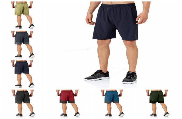 

designer men yoga short pants elastic waist sport quickundefineddrying running quarter leisure fitness mens yoga sports shorts knee length t