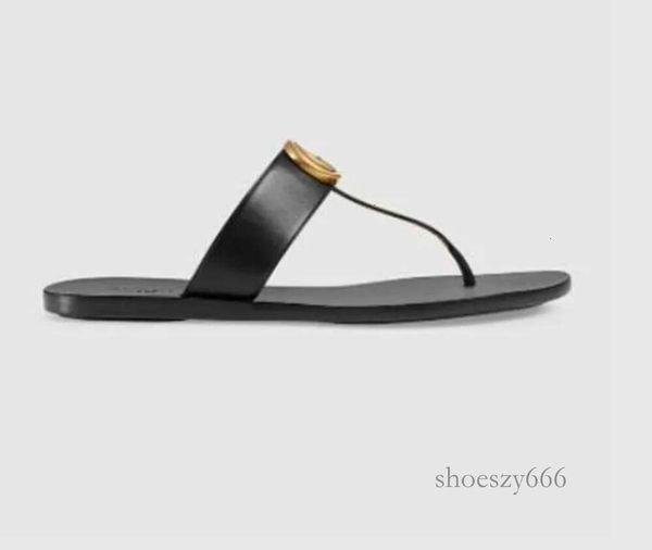 

slippers designer sandals men and women slippers gear bottoms flip flops ladies fashion casual size 35-46 with box, Black