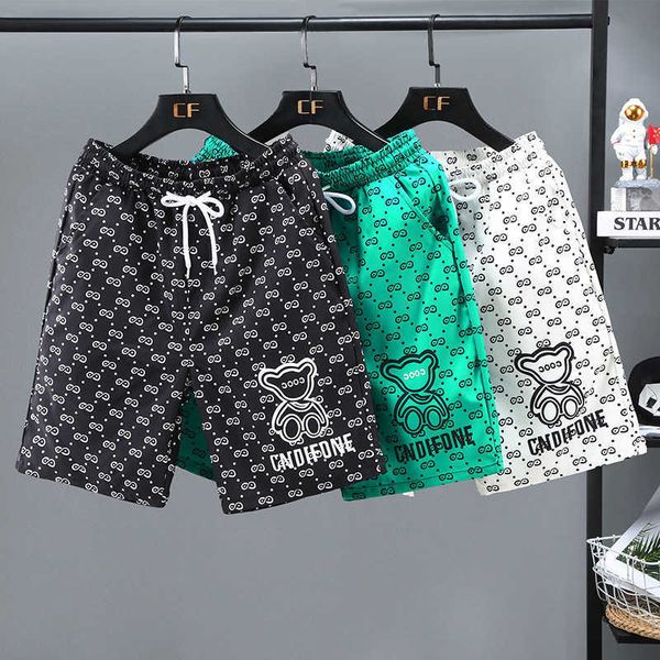 

shorts men's summer men's thin pants men's loose casual big shorts wear beach pants summer pants, White;black