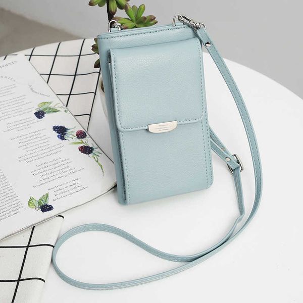 

summer new pu long diagonal bag large capacity wallet mini shoulder bag multipurpose mobile phone bag fashion bag