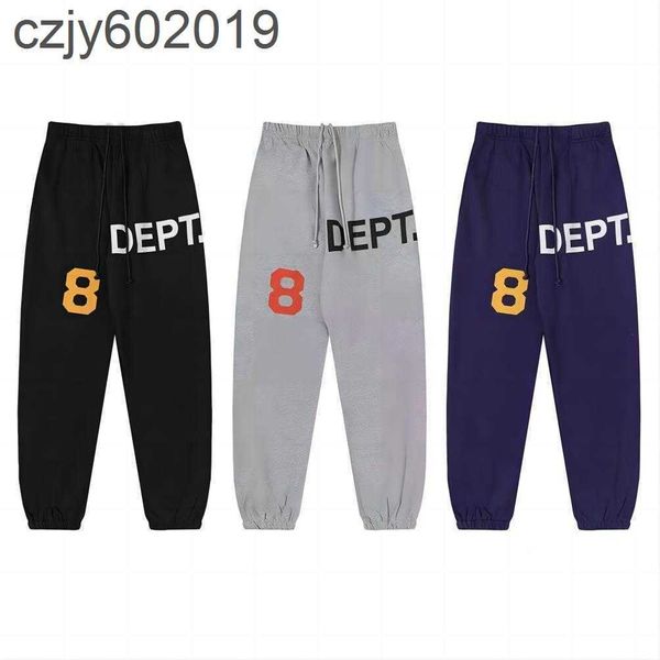 

men's jeans mens galleryes dept jeans pants galleryes dept sweatpants speckled letter print men's women's couple loose versat, Blue