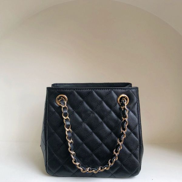 

designer bucket bag lady chain bag 16cm genuine leather shoulder bag delicate knockoff super_bagss with box yc085