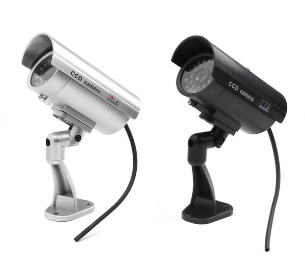 

emulational fake dummy cctv outdoor security camera with 29 red flashing light1862926