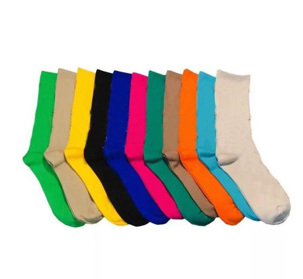 

g socks letter stocking long socks cheerleader cotton socks g casual sock5657360, Pink;yellow