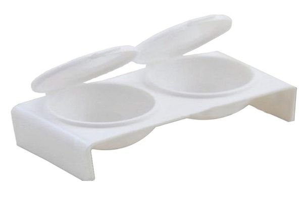 

acrylic liquid dish plastic dappen dish bowl cup with cap liquid glitter acrylic powder nail pen wash caviar nail styling tools6068695