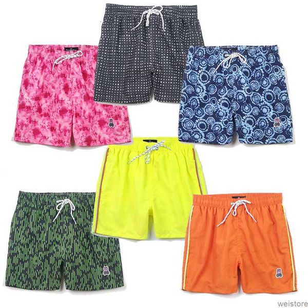 

psychos shorts bunnys pants womens men's skull rabbit print multi pocket ins fashion hip hop skateboarding casual street crtz loose sty, White;black