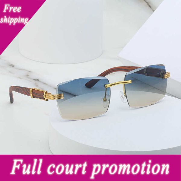 

special wholesale vintage designer brand sunglasses women kajila framels cut edge sunglass for men's imitation wood grain glass shades, White;black